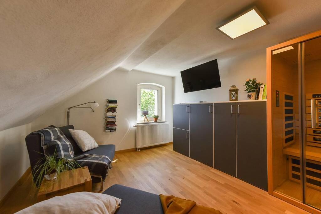 Dachgiebeloase Apartment Mehlmeisel ภายนอก รูปภาพ